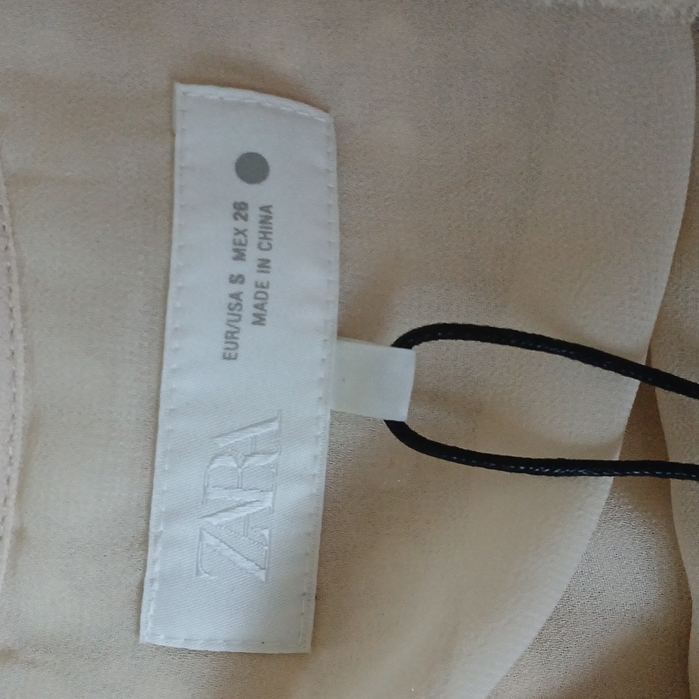 Sparkling Sleeveless Top ZARA Mini DRESS - Picture 8 of 8